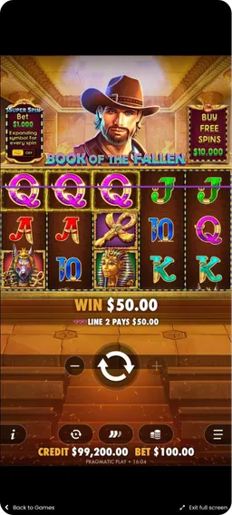 Book of Fallen Jackpot